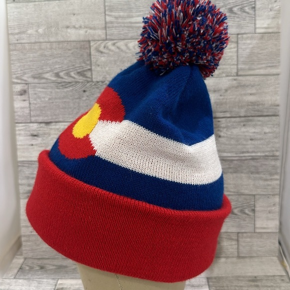 Colorado warm double knit Pom Pom winter beanie hat - Picture 2 of 6